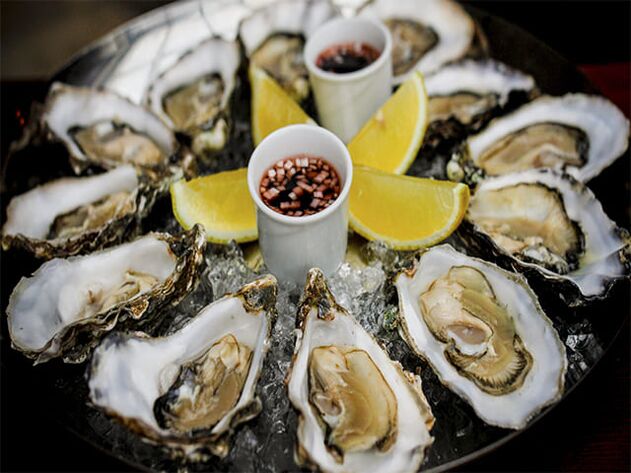 Oysters are extremely useful seafood for men